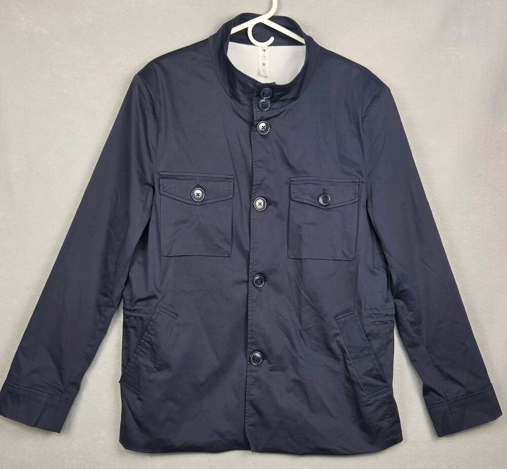 State and Liberty Field Jacket Men’s L Navy Nylon Utility Chore Performance